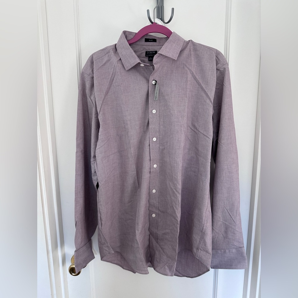 J. Crew Lavender Casual Button-Down Shirt